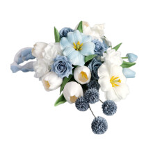 Kunstbloem voor bruids, bruiloftsdecoraties fotografie