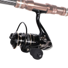 Fish Reel, Roll Fishing Ice Fishing Reels Metal Equipment Ratio 5.2:1 Bait Tool for River Pond, Professional Anging Tackle NX3000
