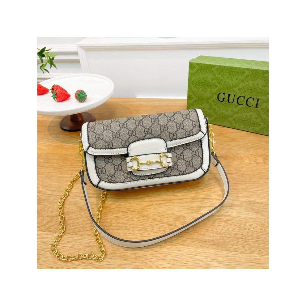 Jackie Bag Type Horseshoe Buckle Crossbody Bag Shoulder Bag - Complete Package-image