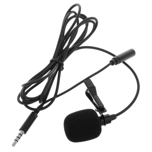 Lavalier microphone, portable small microphone, clipon microphone, video recording