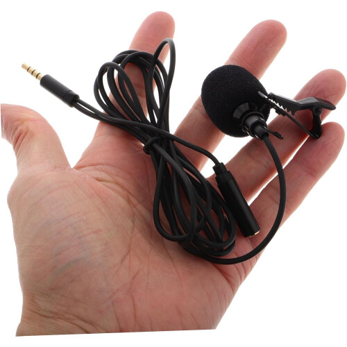 Lavalier microphone, portable small microphone, clipon microphone, video recording 2