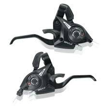 Bicycle Gear Lever 3 x 8 Speed with Brake Cables for Mountain Bike
