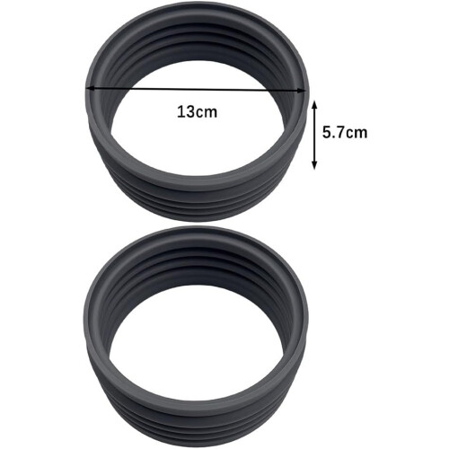Replacement Silicone Bellow  2 Pack, Compatible, Grounds Extraction, Silicone Material 1