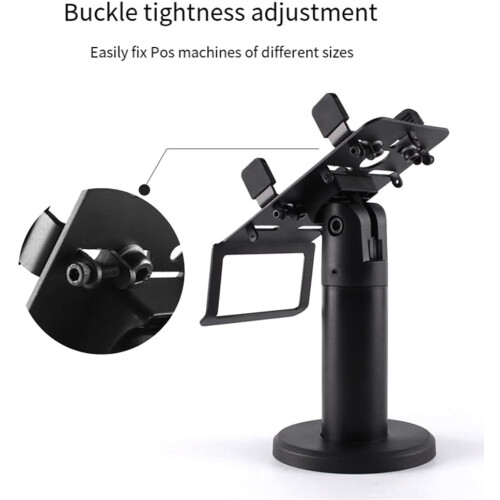 POS machine stand, 360degree rotatable display stand, safety bracket, flexibly adjustable POS claw stand 1