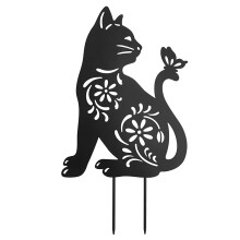 1/2 Stück Katzenpfähle Metallpfähle-Schau zurück, Katze
