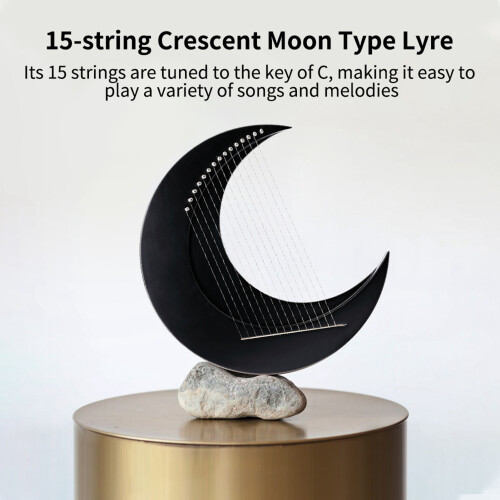 15-saitige Leier in C-Tonart, Crescent Moon-Typ, 1