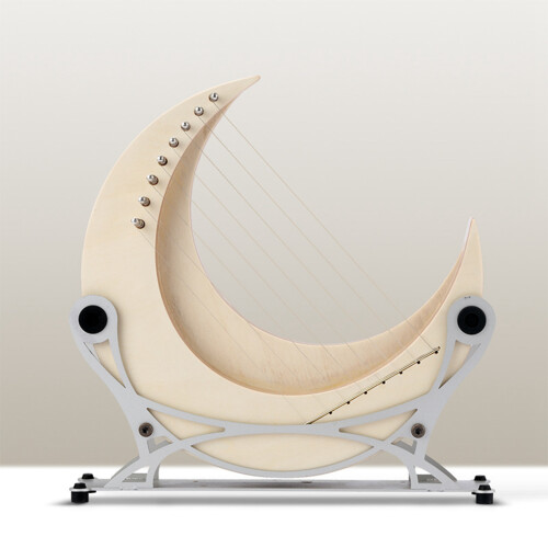 8-saitige Leier vom Typ Crescent Moon in G-Taste, 2