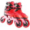 Inline Skate Wheels 8Pack  85A With Ball Bearing, Smooth Rolling (Red, 90mm) 4