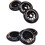 Inline Skate Wheels 8Pack  85A With Ball Bearing, Smooth Rolling (Red, 90mm) 3
