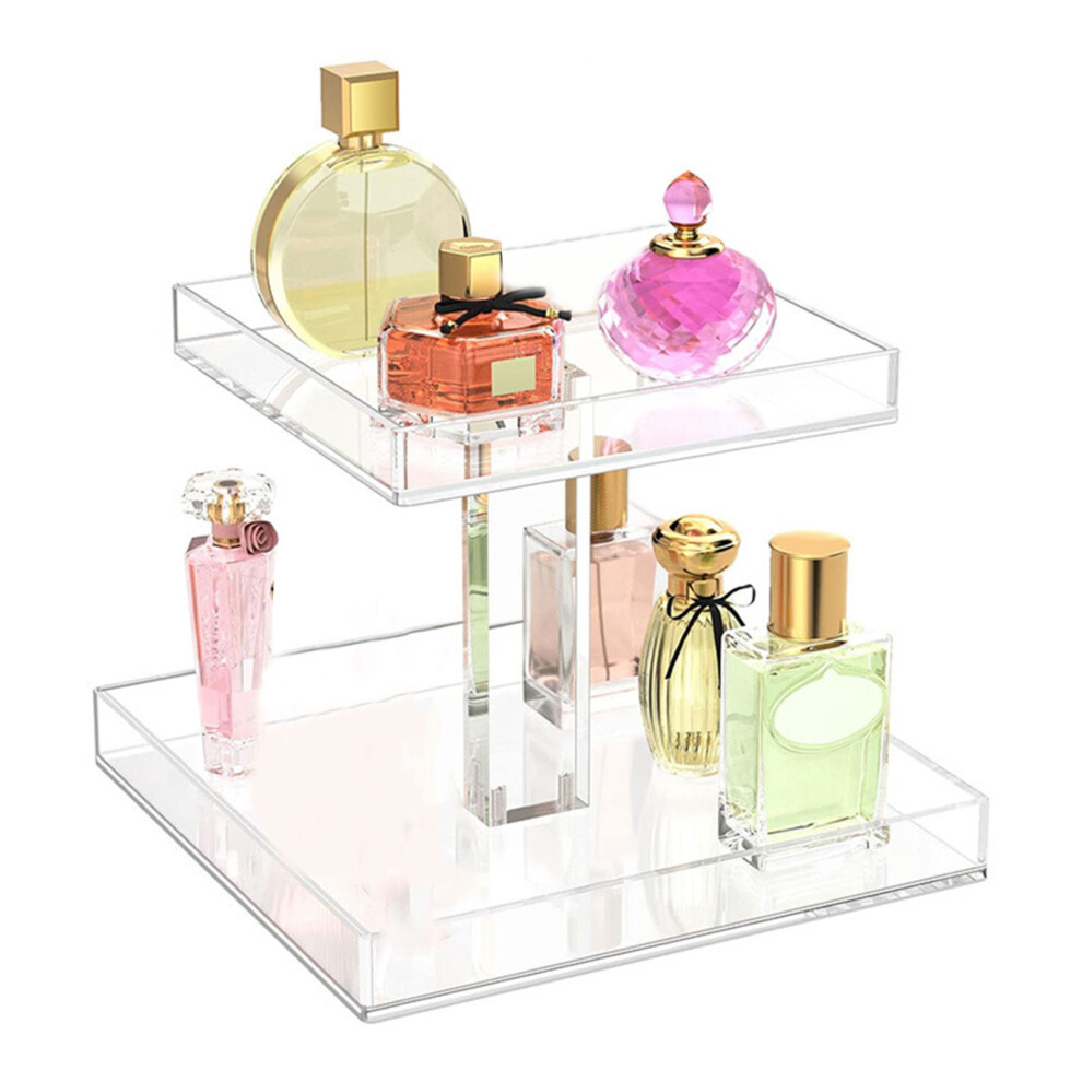Practical Acrylic Makeup Storage Tray Cosmetics Organizer