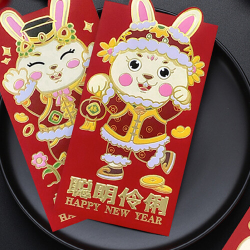 Θέμα κινουμένων σχεδίων Hong Bao, Τυχερές θήκες για χρήματα για τη Χρονιά του 1