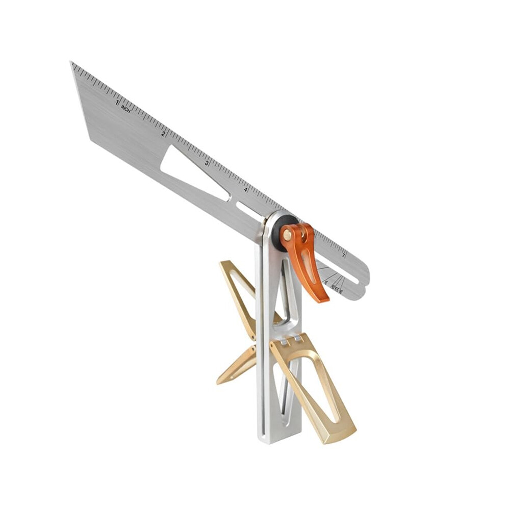 Heavy Movable Angle Ruler Woodworking Multifunctional Gauges Adjustable Bevel Square Right Angle Finder 9119770104885