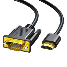 Adaptateurs pratiques HDTV mâle vers VGA femelle pour console-2m