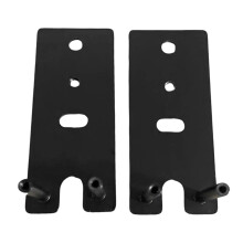 L'ensemble de supports muraux pour haut-parleurs Surround-Noir