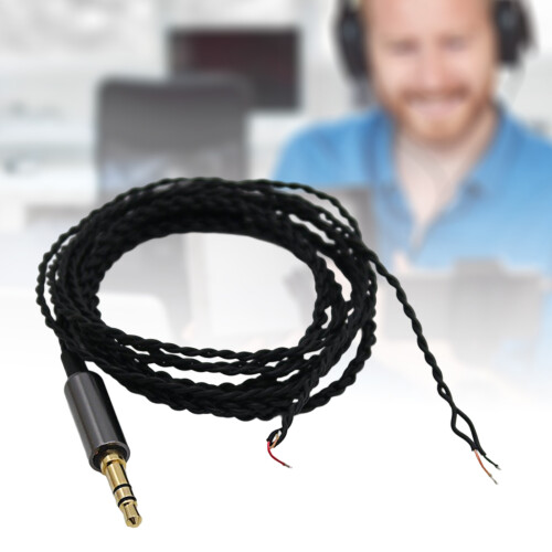 3,5 mm naar blote draad Pigtail-connectoradapter-Zwart 2
