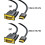 Cordon de conversion HDTV VGA, résolution 1920 x 1080 pour-1m 3