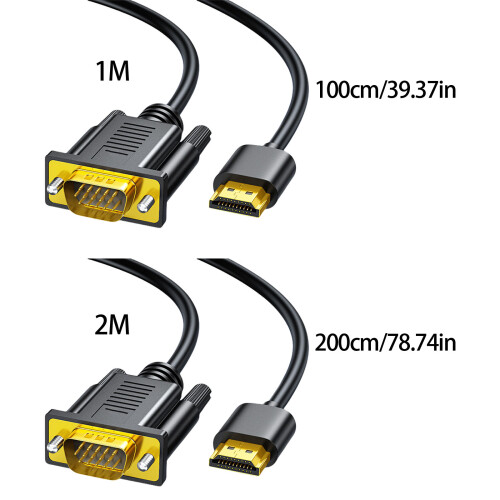 Cordon de conversion HDTV VGA, résolution 1920 x 1080 pour-1m 2