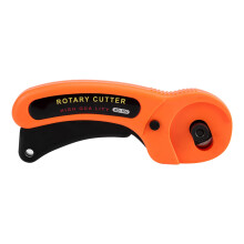 45mm Cutter, Alloy Steel Vane/Wing Blade, Ergonomic AntiSlip Rubber Grip For Quilting, Scrapbooking, Sewing