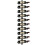 Homcom HOMCOM Wall Mount Wine Rack, Wall Wine Rack for 10 Wine Bottles, Black 9
