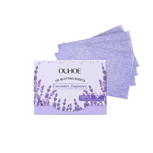 Lavender Oil Blotting Paper for Shine Control