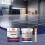 Gray Epoxy Floor Primer, Marbled Gloss Scratch Repair 9