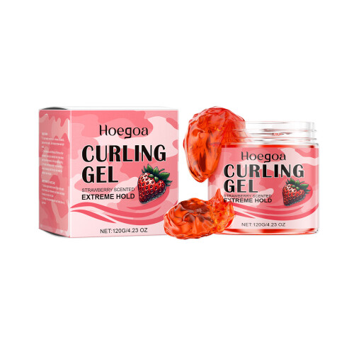 Erdbeer-Curl-Stylinggel - Volumen & Halt