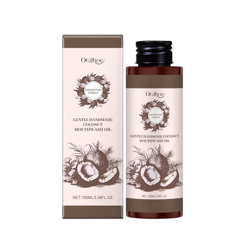 Oral Coconut Mouthwash, Herbal Teeth Clean Refreshing