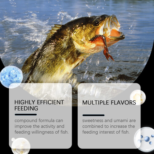 Bait Feeder, Red Bug Liquid Fish Bait Freshwater Grass Carp Attractor 2