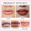 Braun-Rot Matte Lip Glaze, Feuchtigkeitsreich 13