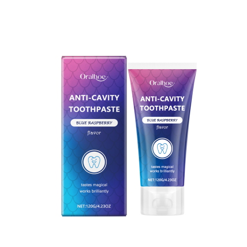 Children's Raspberry Toothpaste for Stain Removal & Fresh Breath