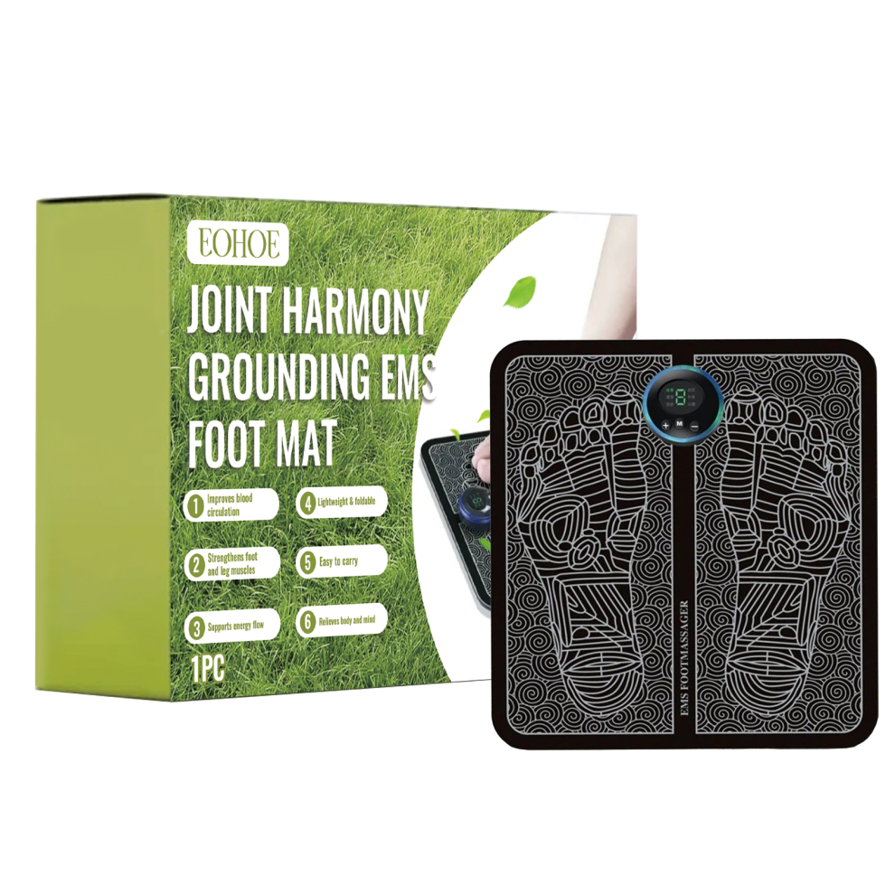 Portable EMS Foot Massager, Foldable, Relieves Daily Foot Soreness