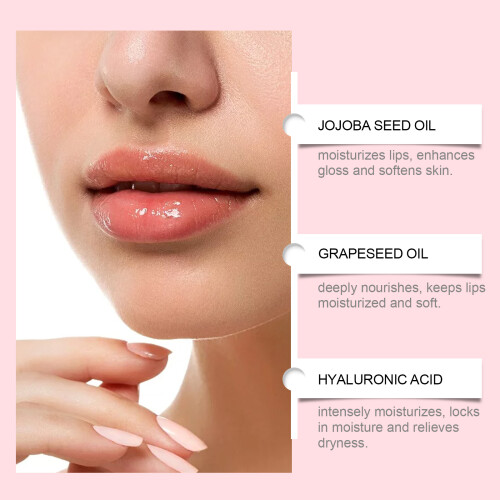 Pflegendes Lippenöl, reduziert Lippenlinien, nicht klebend 2