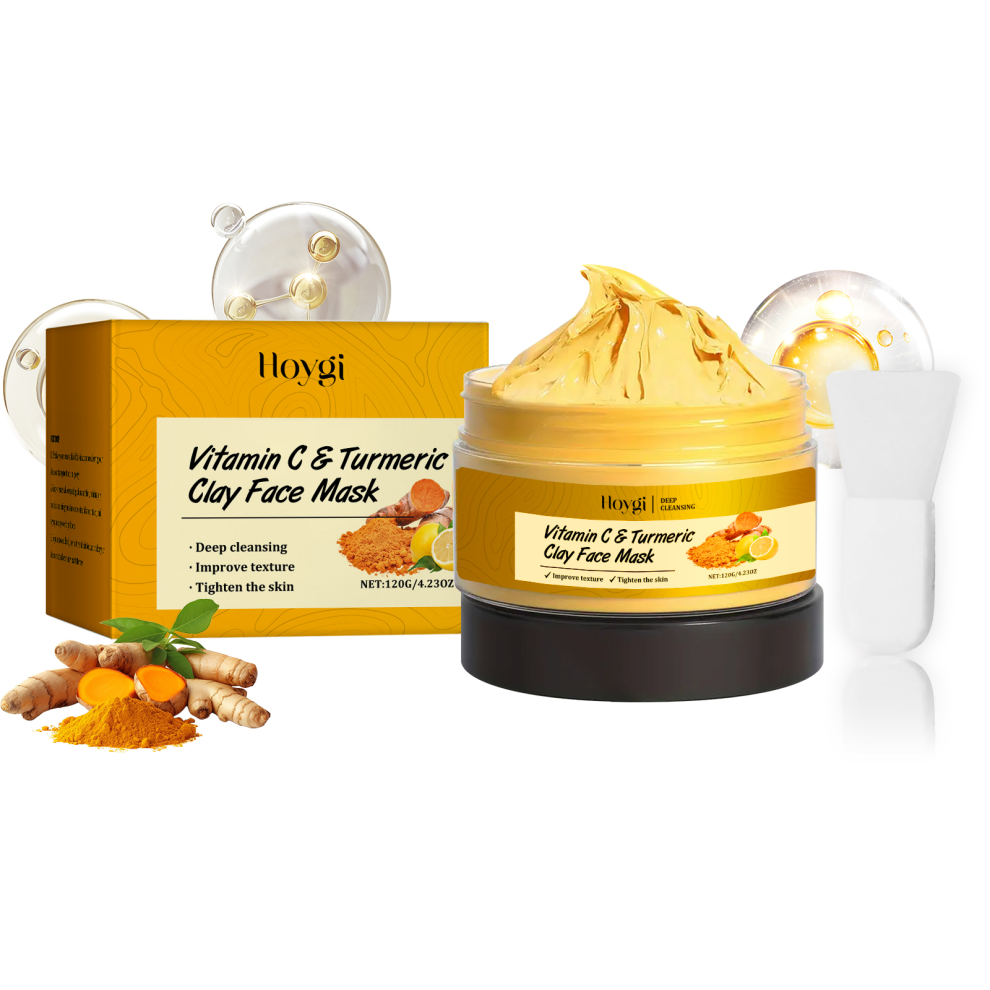 Turmeric Cleansing Mud Film, Hydrating, Firming, Purifying Pores