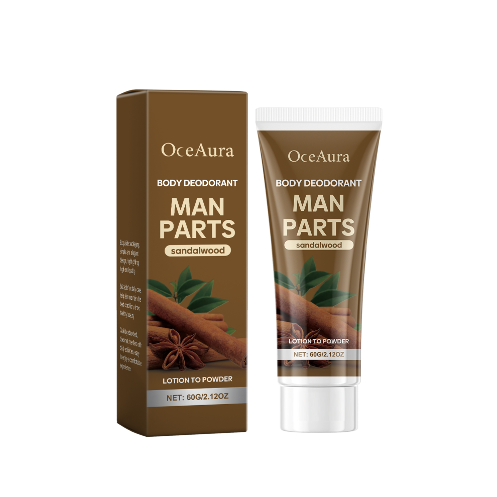 Cream Men's Body Cleansing - Gentle, Non-Irritating Daily Cleanser