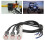 Motorrad Lenker Schalter LED Edelstahl Wasserdicht 9
