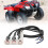 Motorrad Lenker Schalter LED Edelstahl Wasserdicht 10