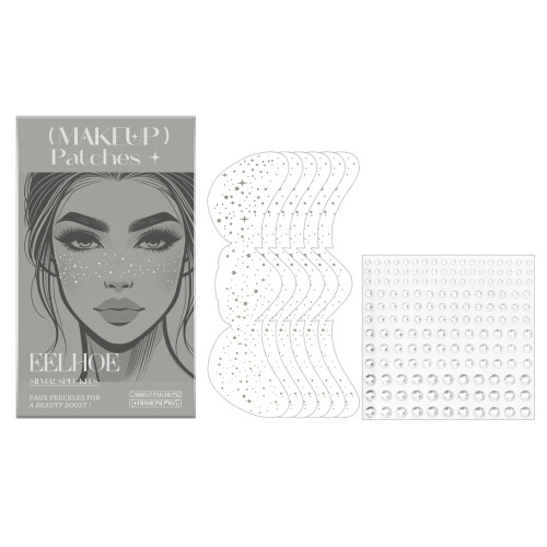 Glitter Freckle Stickers, Natural Makeup