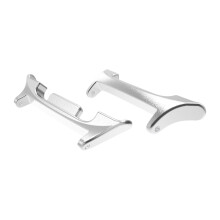 Connecteur en métal solide pour montre 8 40/44mm-Paire d'argent