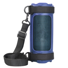 Housse de protection antichoc en Silicone pour bandoulière-Bleu