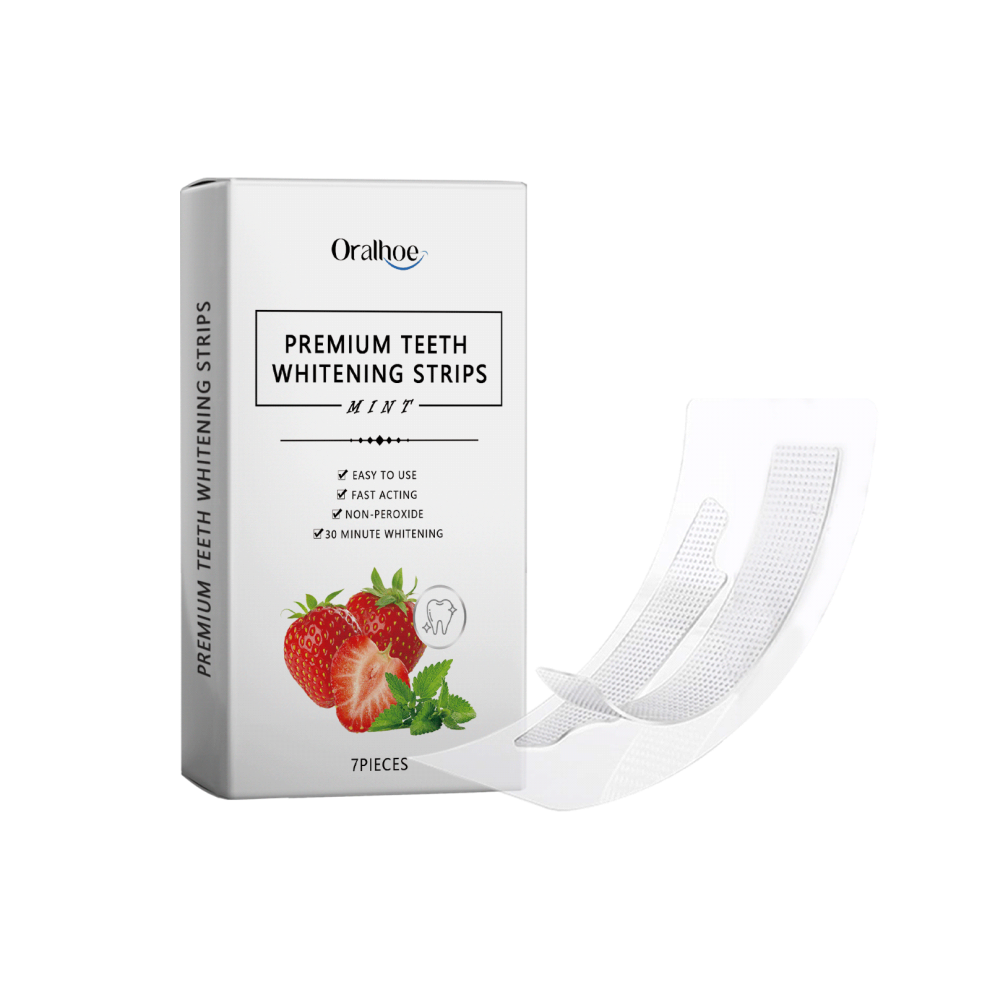 Dental Care Strips, Gently Cleans Tea Stains & Brightens Teeth