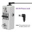 Rowin 5-Band-EQ-Pedal, Equalizer für E-Gitarre, 7