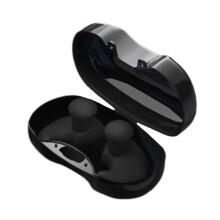 Earplugs for swimming, waterproof spiral swimmer earplugs Noise reduction, water protection, black (1 pack)