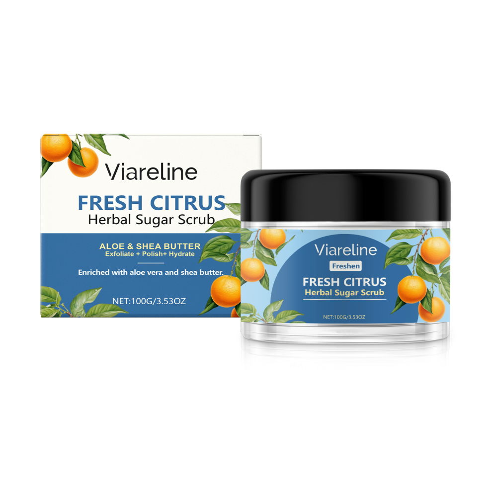 Viarelin Citrus Body Scrub - Daily Exfoliating & Hydrating