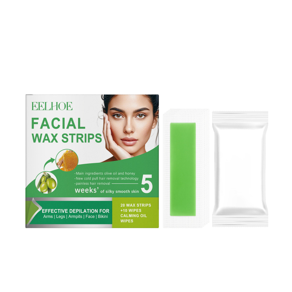 Portable Lip Hair Removal Wax Paper, Gentle, No Residue