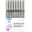 8 Pack Black Fine Tip 0.4mm Fine Line Drawing Pens Water Based Ink 5