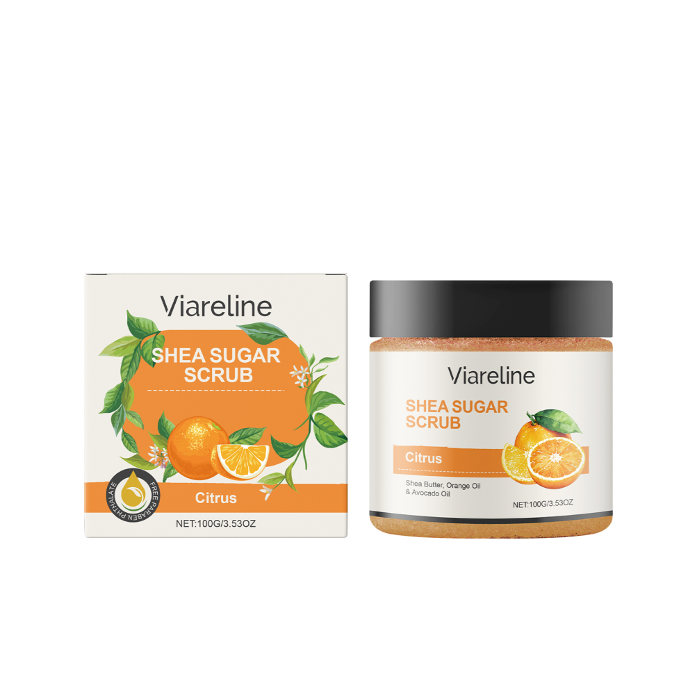 Citrus Body Scrub, Soft Moisturizing & Exfoliating Daily Care