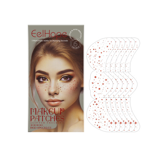 Rote Flecken-Makeup-Sticker für den Alltag