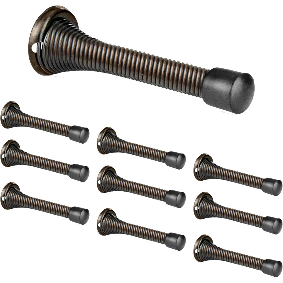 Spring Door Stopper, Baby & Pet Safe Flexible Spring Design For Comprehensive Protection, Ensuring Damage-Free Walls & Doors, Durable Steel Constructi 9198585919495