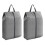 Practical Shoe Storage Solution Polyester Texture for Gym-Gray 1