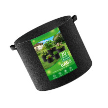 4x Reinforced Grow Pots Gardening Bags with Handles-20 gallons